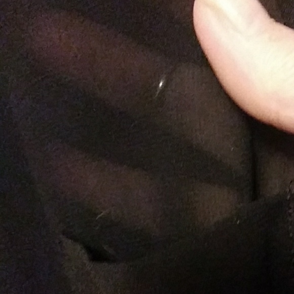 Lovely long, black, sheer tunic. - Picture 3 of 5